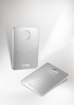 Rozsdamentes acél biléta – 35×50 v2