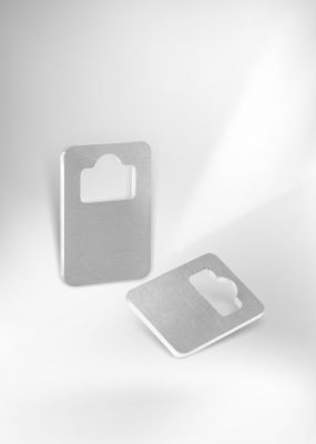 Rozsdamentes acél biléta – 25×35 v2