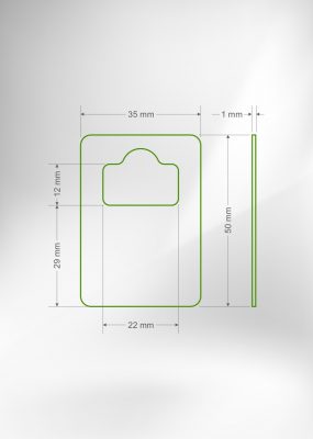 Alternative view of Műanyag biléta - v2