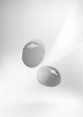 Rozsdamentes acél biléta – kör – v2